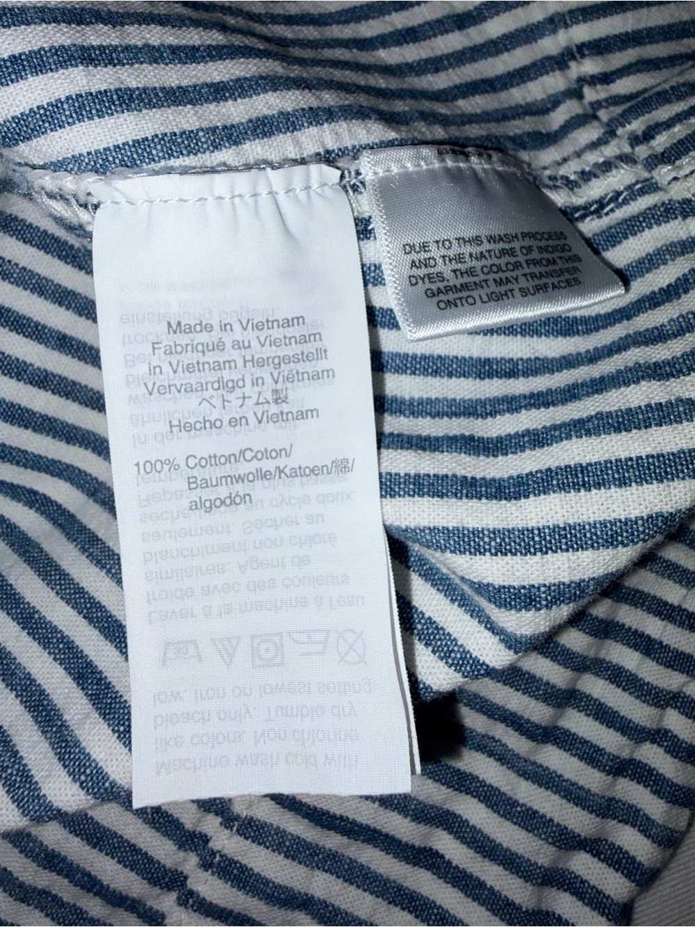 Madewell Blue and White Striped Button-Front Midi Skirt - Picture 4 of 9